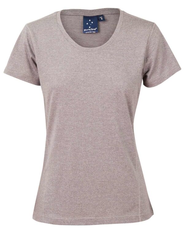 140gsm Ladies' High Performance Heather Tee SH-TS28 - Levella Promotions