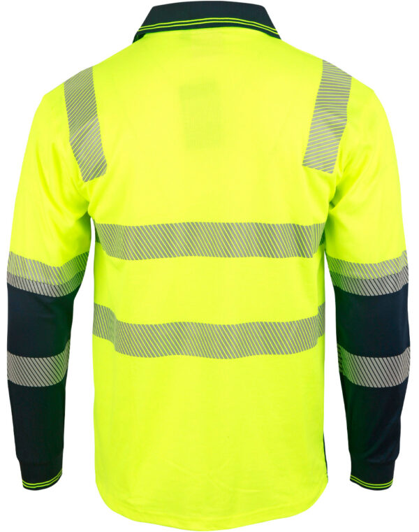 Unisex Truedry® Biomotion Segmented LS Saftey Polo S-SW74 - Image 8