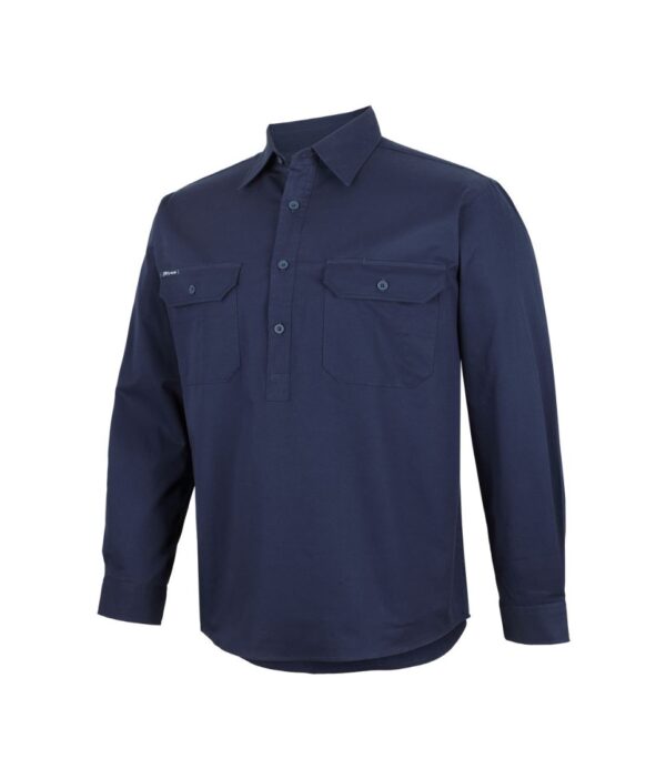 Close Front L/S 150G Work Shirt JB-6WLCF