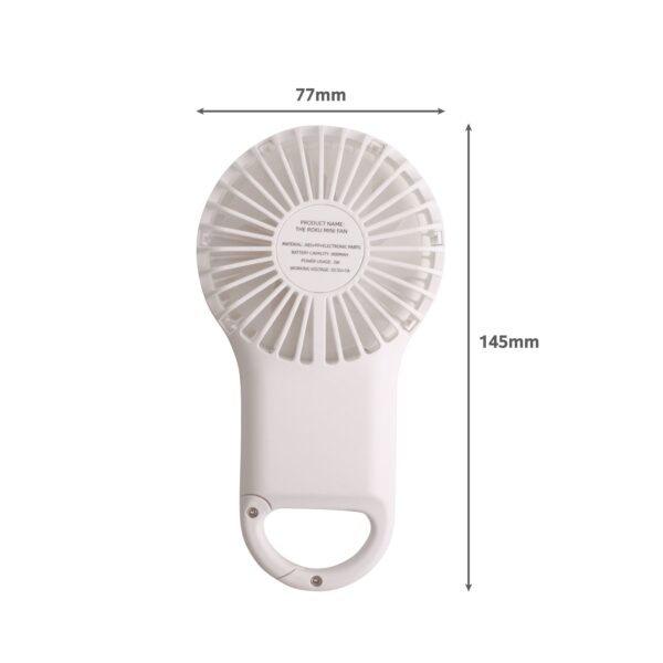 Carabiner Mini Fan with LED Light . PCT252 - Image 6