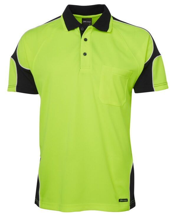 Hi Vis 4602.1 S/S Arm Panel Polo JB-6AP4S - Image 4