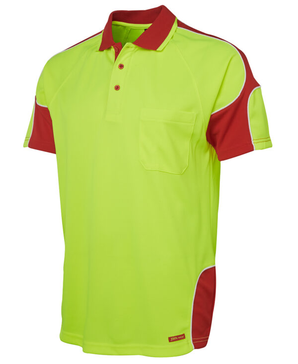 Hi Vis 4602.1 S/S Arm Panel Polo JB-6AP4S - Image 8