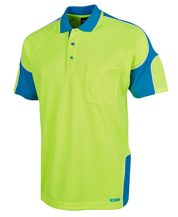 Hi Vis 4602.1 S/S Arm Panel Polo JB-6AP4S - Image 2