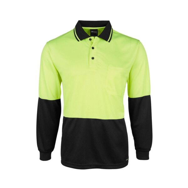 Hi-Vis Jacquard Long Sleeve Polo 4602.1 JB-6HJNL