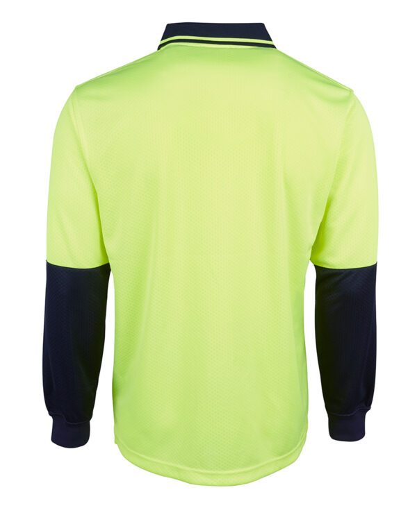 Hi-Vis Jacquard Long Sleeve Polo 4602.1 JB-6HJNL - Image 5