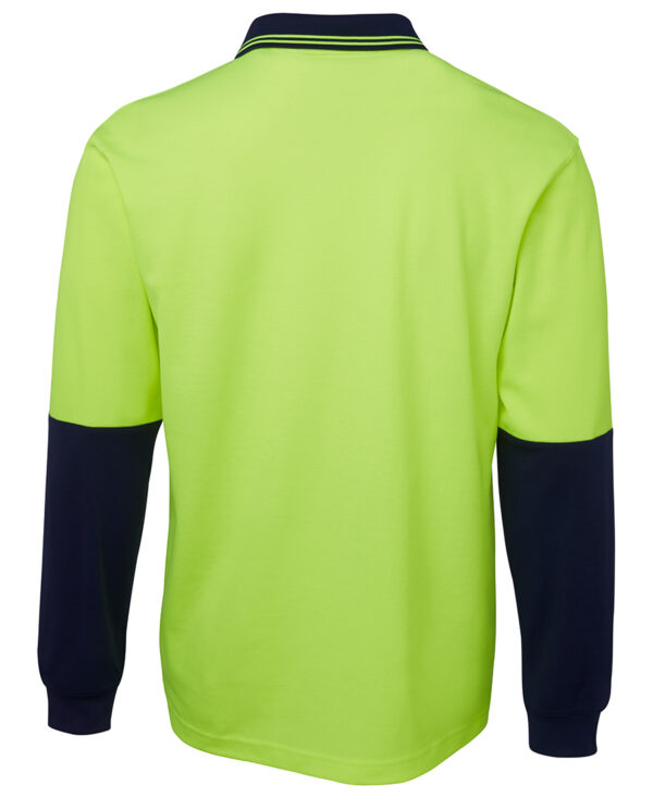 Hi Vis L/S Cotton Back Polo JB-6HPL - Image 5