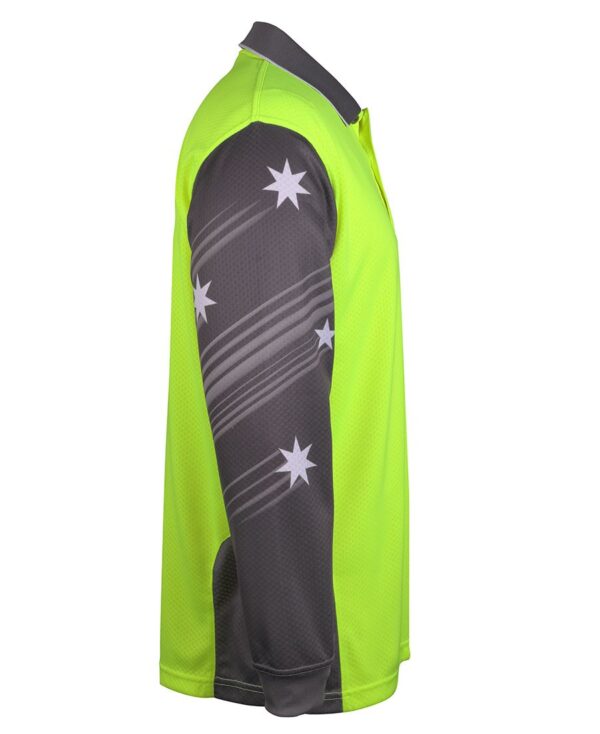 Hi Vis L/S Southern Cross Polo JB-6HSCL - Image 4