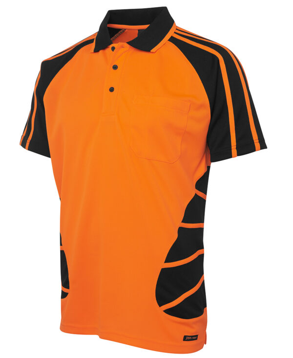 Hi Vis Spider Polo JB-6HSP - Image 11