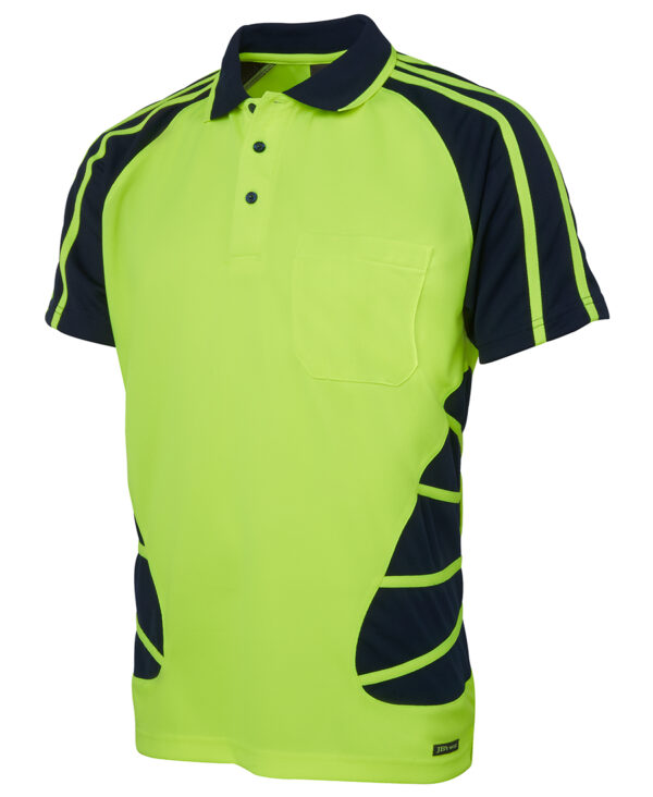 Hi Vis Spider Polo JB-6HSP - Image 5