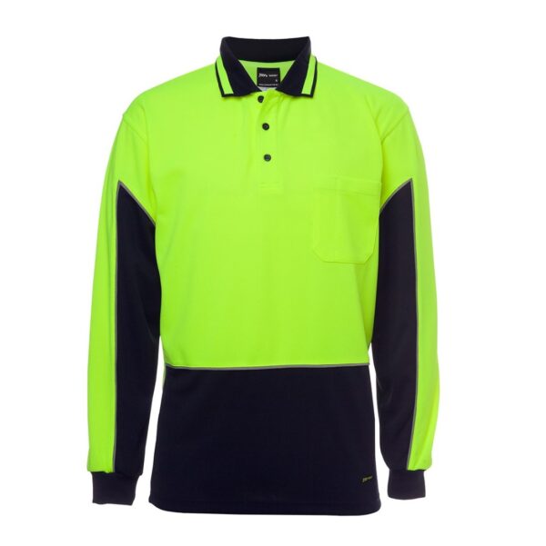 Hi Vis Gap LS Polo JB-6HVGL