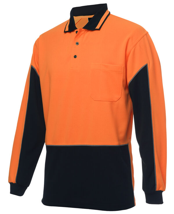 Hi Vis Gap LS Polo JB-6HVGL - Image 5