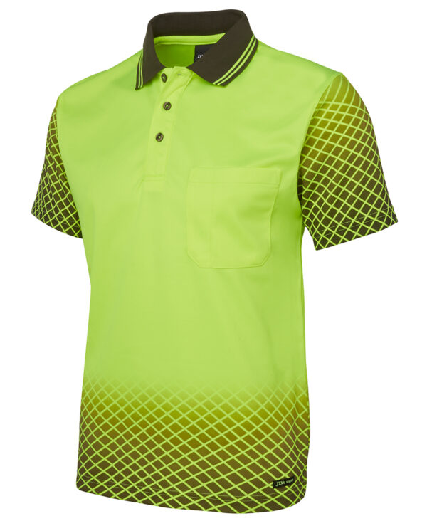 Hi Vis Net Sub Polo JB-6HVNS - Image 2