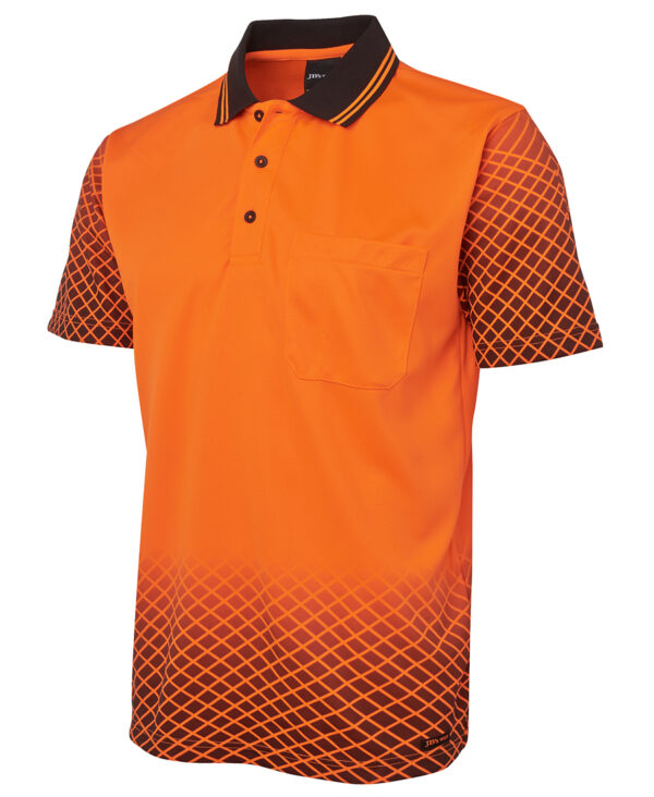 Hi Vis Net Sub Polo JB-6HVNS - Image 5