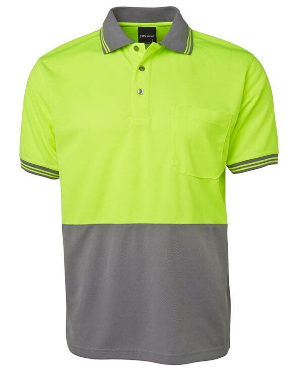 Hi Vis 4602.1 Non Cuff Trad Polo JB-6HVPS - Image 10