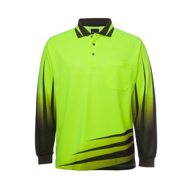 Hi-Vis 4602.1 Long Sleeve Rippa Polo JB-6HVRL