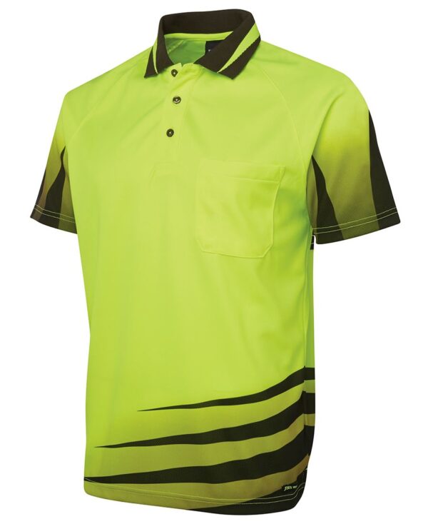 Hi Vis Rippa Sub Polo JB-6HVRS - Image 2