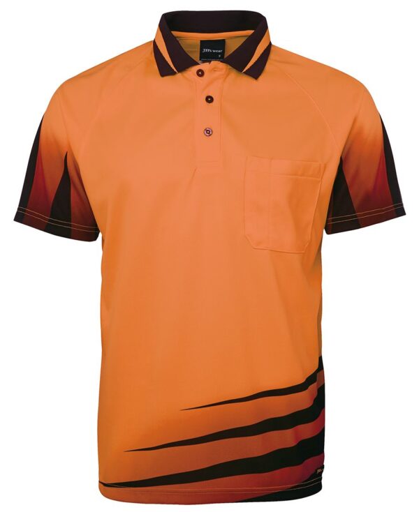 Hi Vis Rippa Sub Polo JB-6HVRS - Image 4