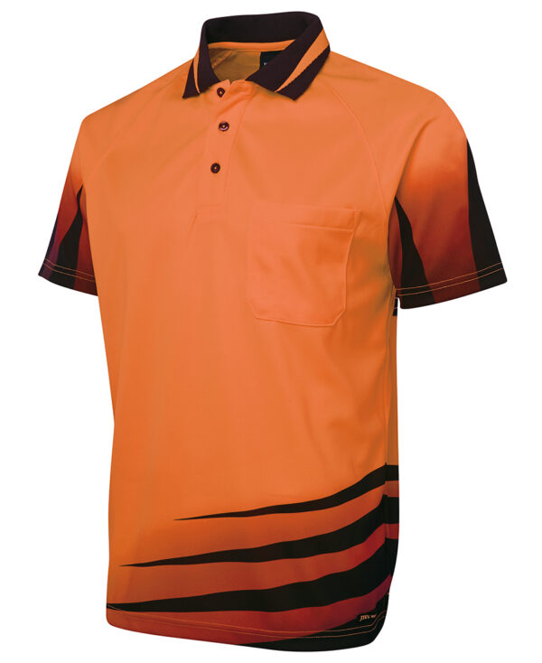 Hi Vis Rippa Sub Polo JB-6HVRS - Image 5