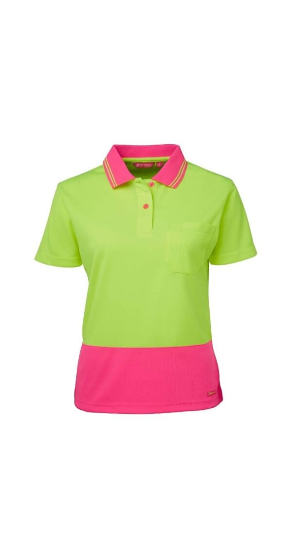 Ladies Hi VIS S/S Comfort Polo JB-6LHCP