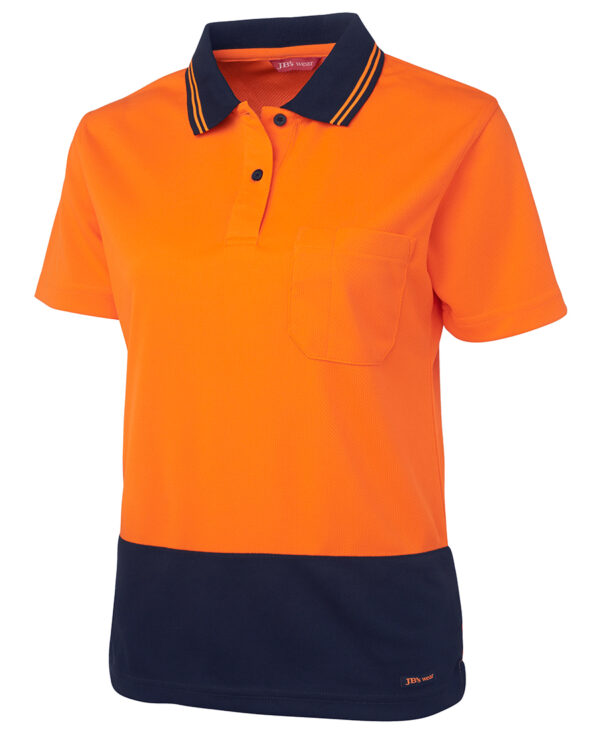 Ladies Hi VIS S/S Comfort Polo JB-6LHCP - Image 8