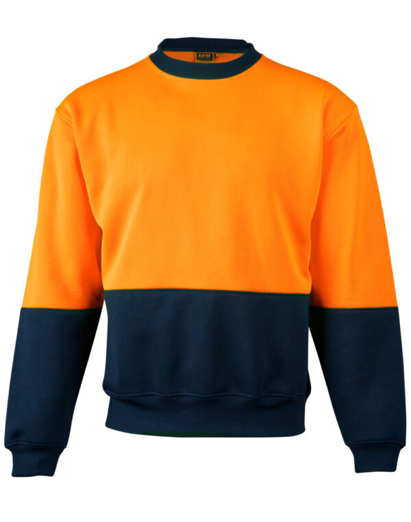 Hi-Vis 2 Tone Crew Neck SH-SW09 - Image 5