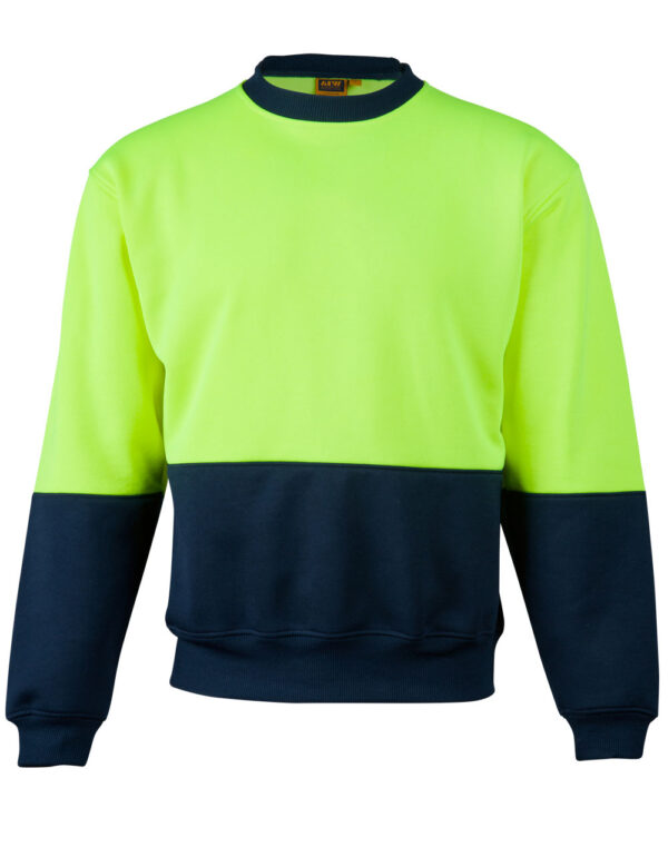 Hi-Vis 2 Tone Crew Neck SH-SW09 - Image 3