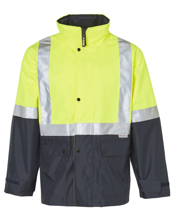 HI-VIS SAFETY JACKET WITH MESH LINING & 3M TAPES SH-SW18A - Image 4