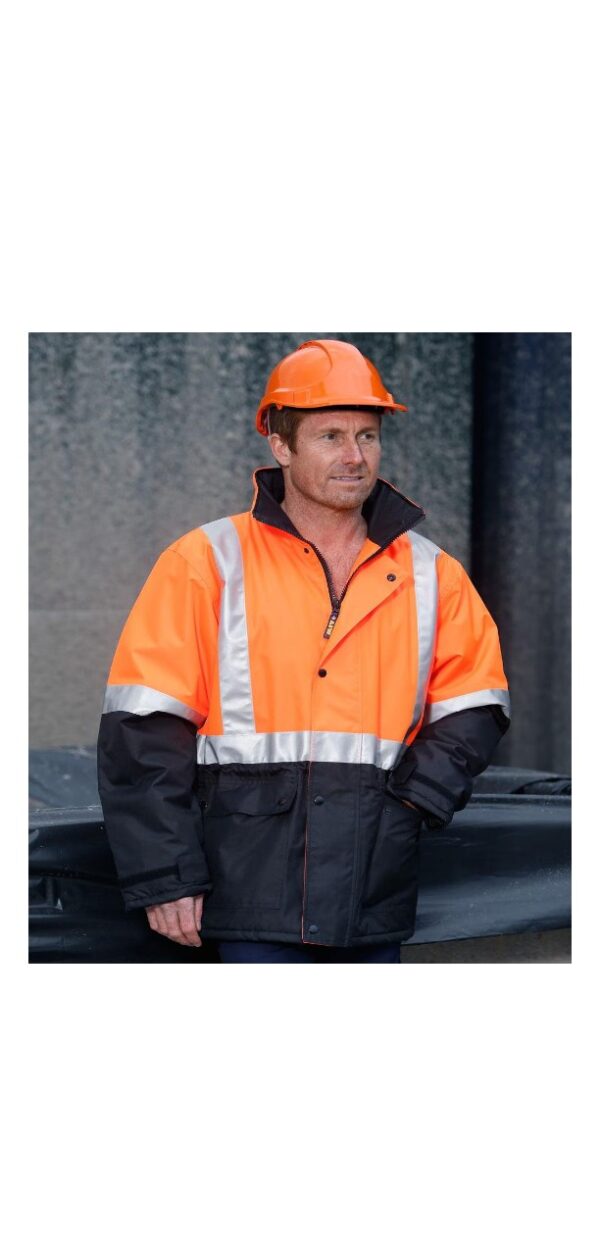 Hi-Vis Two Tone Rain Proof Jacket With Quilt Lining SH-SW28A