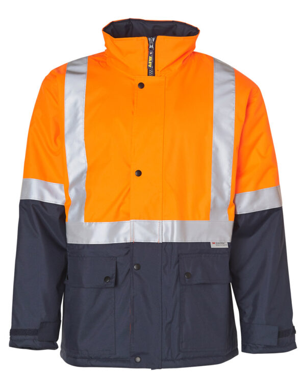 Hi-Vis Two Tone Rain Proof Jacket With Quilt Lining SH-SW28A - Image 8