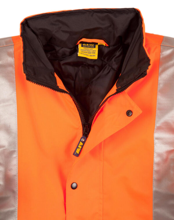 Hi-Vis Two Tone Rain Proof Jacket With Quilt Lining SH-SW28A - Image 4