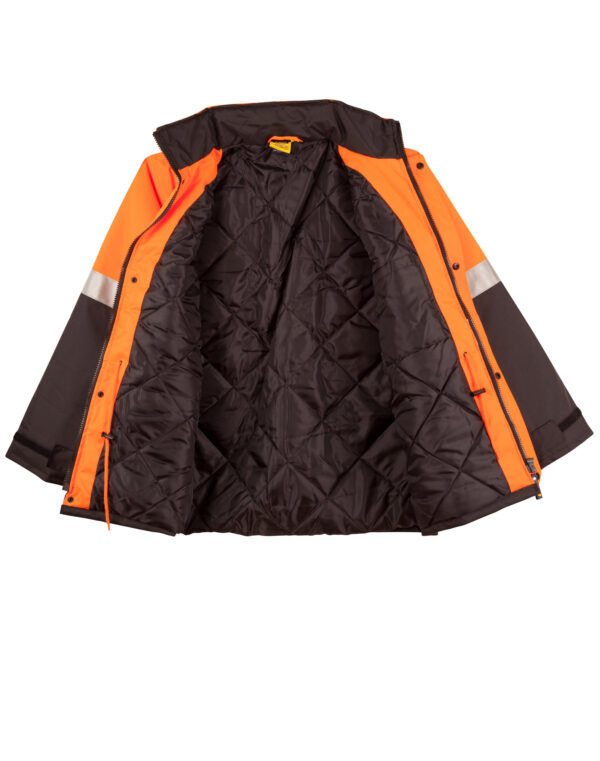 Hi-Vis Two Tone Rain Proof Jacket With Quilt Lining SH-SW28A - Image 5