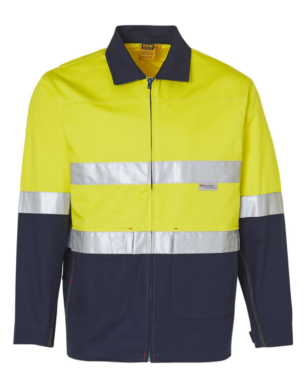 Hi-Vis Cotton Jacket With 3M Tapes SH-SW46 - Image 4