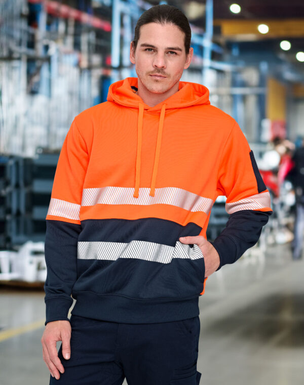 Hi-Vis Two Tone Safety Hoodies With Segmented Tapes SH-SW88 - Image 16