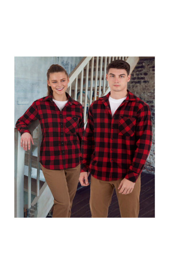 UNISEX CLASSIC FLANNEL PLAID LS SHIRT SH-WT11