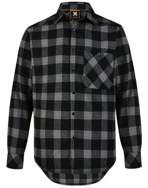 UNISEX CLASSIC FLANNEL PLAID LS SHIRT SH-WT11 - Image 29