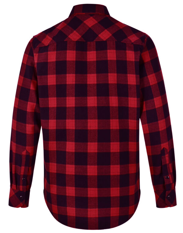 UNISEX CLASSIC FLANNEL PLAID LS SHIRT SH-WT11 - Image 24