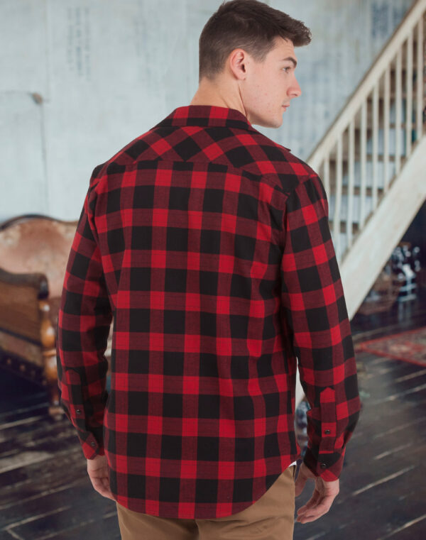 UNISEX CLASSIC FLANNEL PLAID LS SHIRT SH-WT11 - Image 18