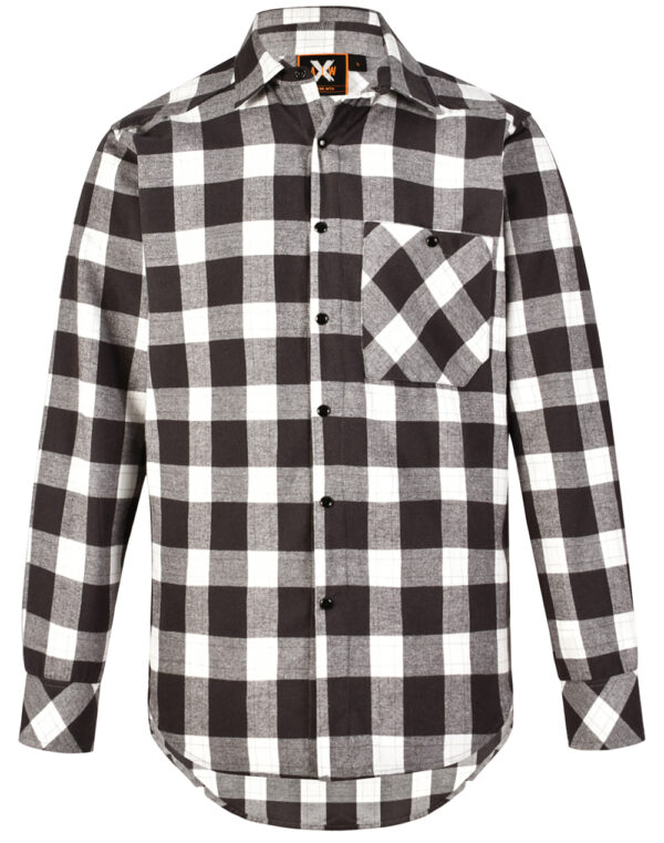 UNISEX CLASSIC FLANNEL PLAID LS SHIRT SH-WT11 - Image 11