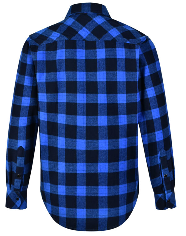 UNISEX CLASSIC FLANNEL PLAID LS SHIRT SH-WT11 - Image 7