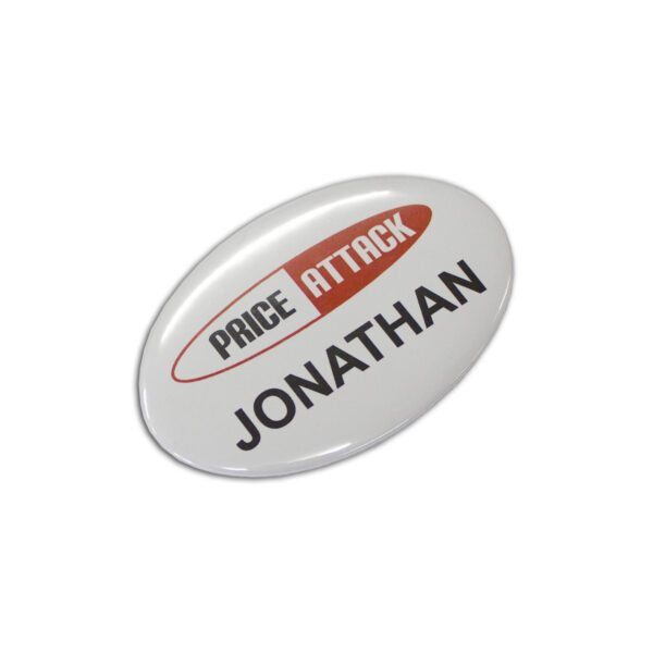 Button Badge Oval - 65 x 45mm.  TC-104784