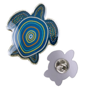 NAIDOC Turtle Lapel Pin. PF-NT